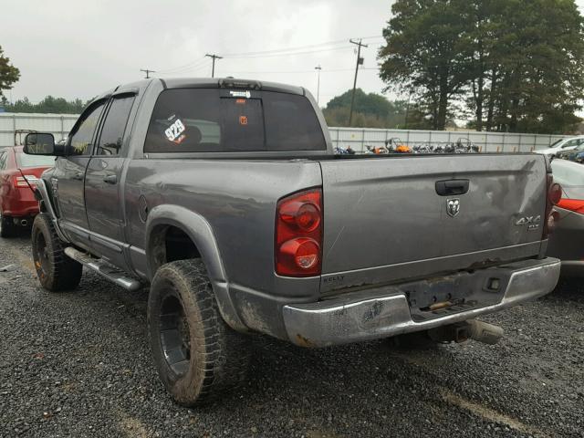 1D7KS28C57J548227 - 2007 DODGE RAM 2500 S ნაცრისფერი ფოტო 3