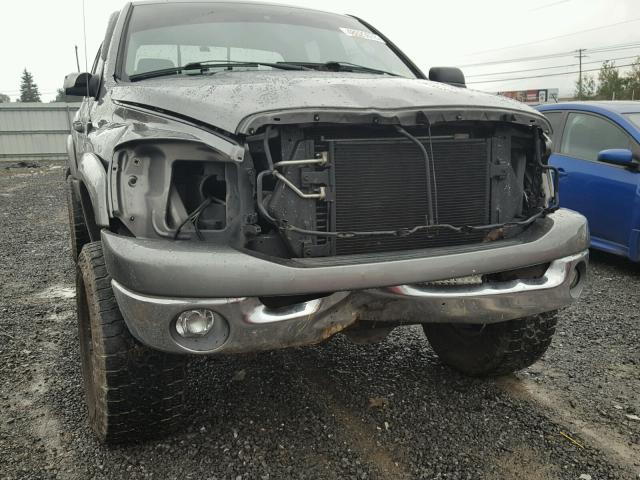 1D7KS28C57J548227 - 2007 DODGE RAM 2500 S ნაცრისფერი ფოტო 9