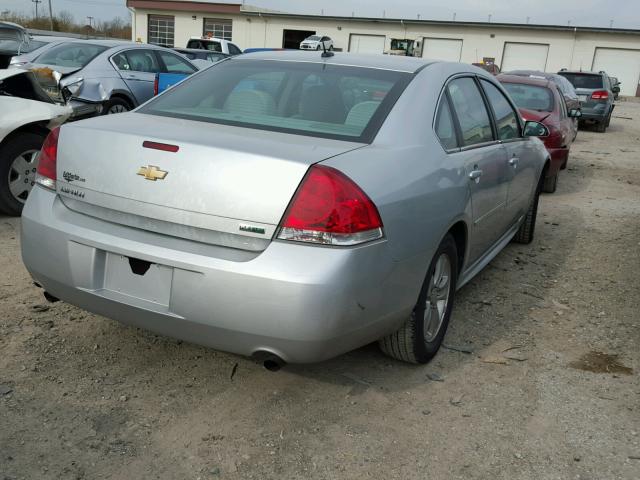 2G1WF5E30C1186035 - 2012 CHEVROLET IMPALA LS SILVER photo 4