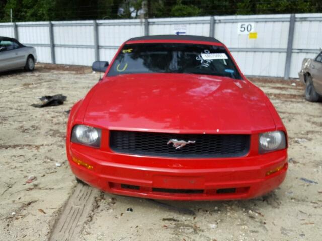 1ZVFT84N575262242 - 2007 FORD MUSTANG RED photo 10