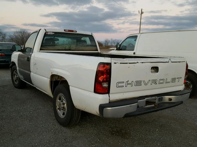 1GCEC14V44E161565 - 2004 CHEVROLET SILVERADO WHITE photo 3