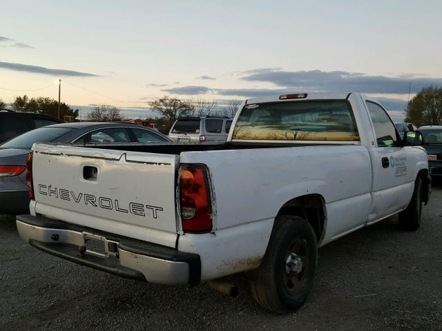 1GCEC14V44E161565 - 2004 CHEVROLET SILVERADO WHITE photo 4