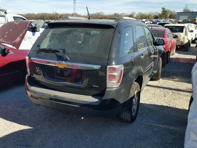 2CNDL13F086053410 - 2008 CHEVROLET EQUINOX LS BLACK photo 4