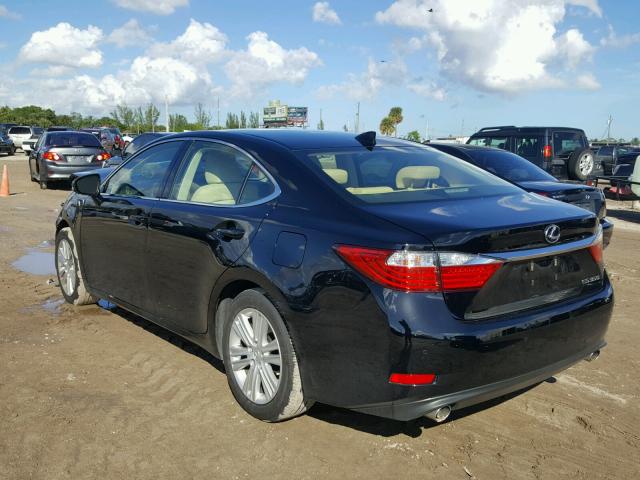 JTHBK1GG2F2179942 - 2015 LEXUS ES 350 BLACK photo 3