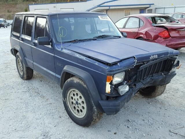 1J4FJ28S2SL645298 - 1995 JEEP CHEROKEE S BLUE photo 1