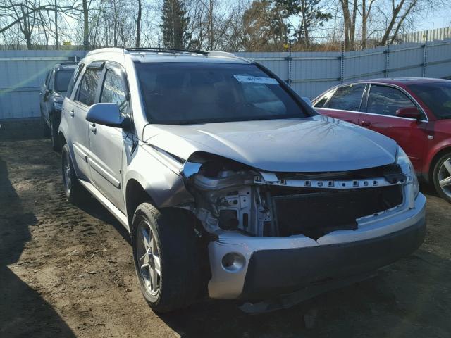 2CNDL73F766093483 - 2006 CHEVROLET EQUINOX LT SILVER photo 1