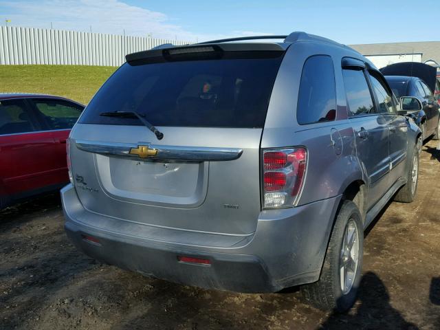 2CNDL73F766093483 - 2006 CHEVROLET EQUINOX LT SILVER photo 4