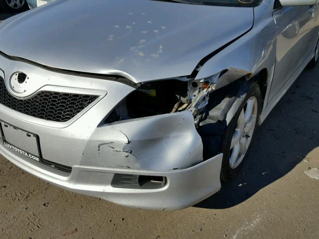 4T1BE46K19U328720 - 2009 TOYOTA CAMRY BASE SILVER photo 9