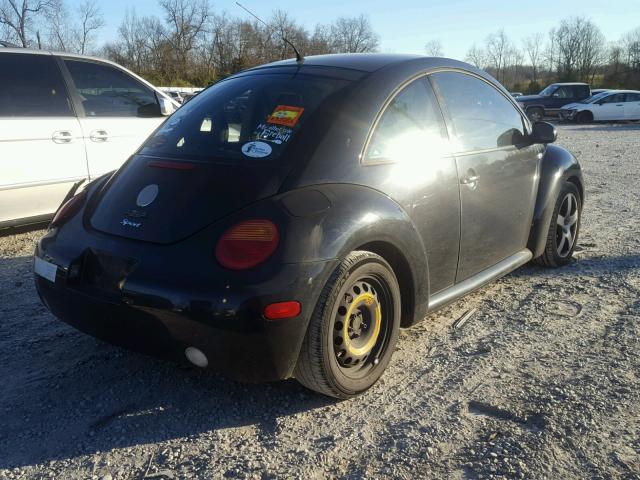 3VWED21C72M445718 - 2002 VOLKSWAGEN NEW BEETLE BLACK photo 4