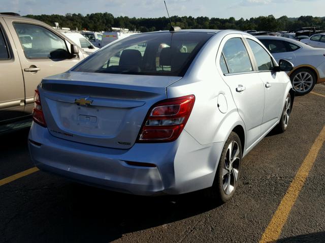 1G1JF5SB4H4122520 - 2017 CHEVROLET SONIC PREM BLUE photo 4