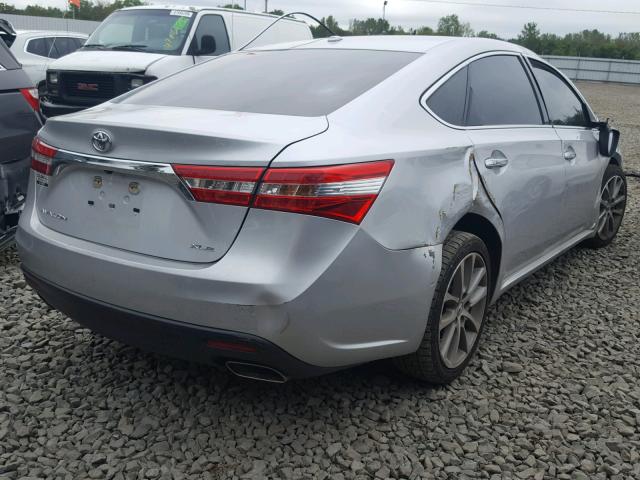 4T1BK1EB9EU129689 - 2014 TOYOTA AVALON BAS SILVER photo 4