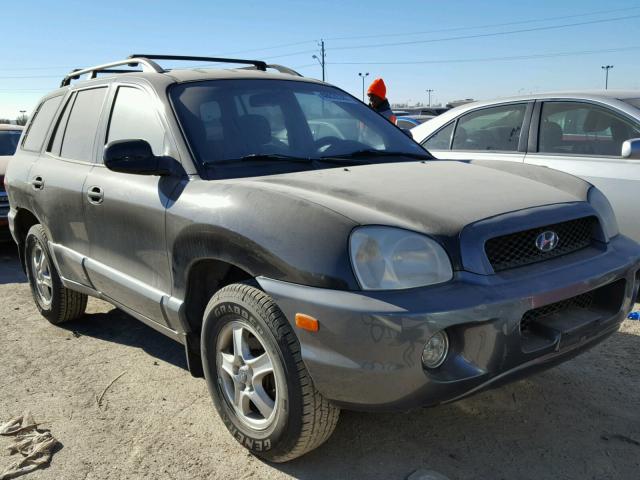 KM8SC83D31U107191 - 2001 HYUNDAI SANTA FE G GRAY photo 1