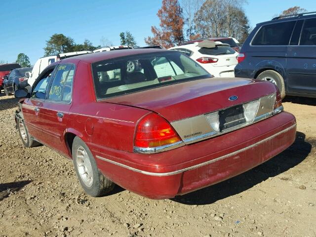 2FAFP74W6YX147391 - 2000 FORD CROWN VICT RED photo 3