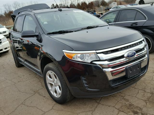 2FMDK3G96EBB53534 - 2014 FORD EDGE SE BLACK photo 1