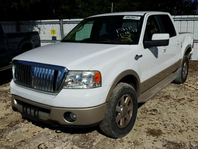 1FTPW14V37KD03426 - 2007 FORD F150 SUPER WHITE photo 2