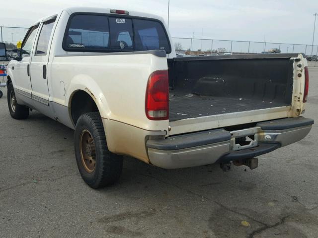 1FTNW20L8XEE33914 - 1999 FORD F250 SUPER WHITE photo 3