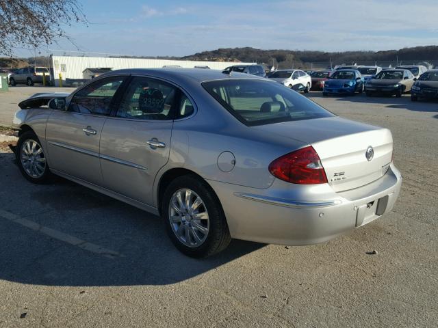 2G4WD582681191713 - 2008 BUICK LACROSSE C GRAY photo 3