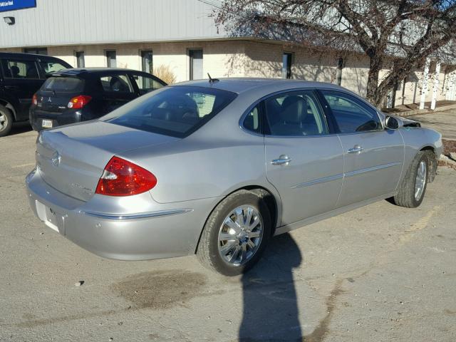 2G4WD582681191713 - 2008 BUICK LACROSSE C GRAY photo 4