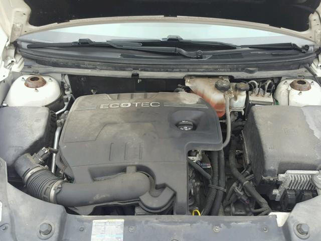 1G1ZH57B484265411 - 2008 CHEVROLET MALIBU 1LT WHITE photo 7