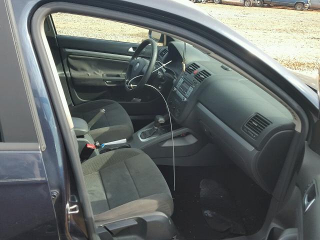 3VWJZ71K08M056903 - 2008 VOLKSWAGEN JETTA S Mavi foto 5