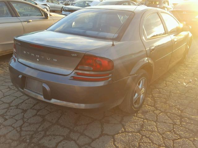 1B3EL46RX4N320298 - 2004 DODGE STRATUS SX GRAY photo 4