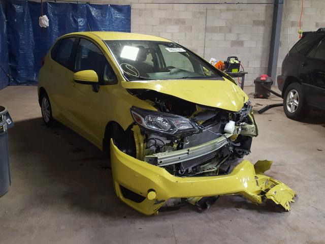 JHMGK5H57GX008196 - 2016 HONDA FIT LX YELLOW photo 1