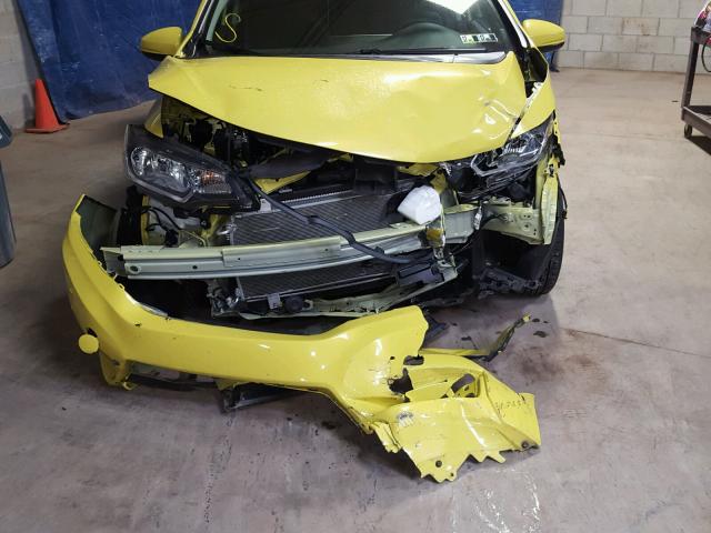 JHMGK5H57GX008196 - 2016 HONDA FIT LX أصفر صورة 7