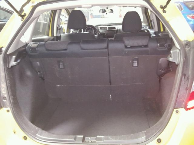 JHMGK5H57GX008196 - 2016 HONDA FIT LX أصفر صورة 9