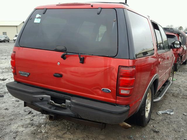 1FMRU15L42LA31219 - 2002 FORD EXPEDITION RED photo 4