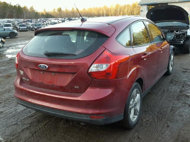 1FADP3K23DL311428 - 2013 FORD FOCUS SE MAROON photo 4