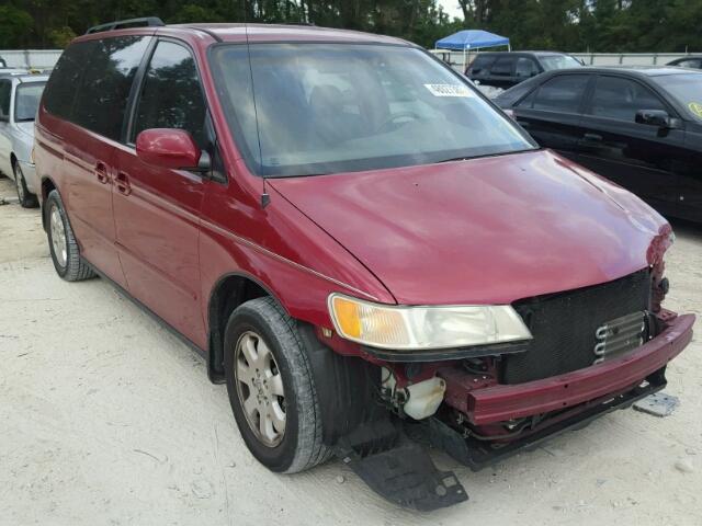 2HKRL18992H583598 - 2002 HONDA ODYSSEY EX BURGUNDY photo 1