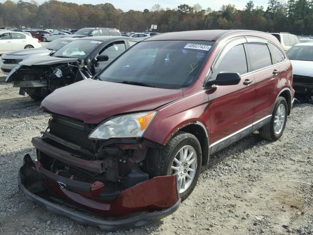 JHLRE38337C025866 - 2007 HONDA CR-V LX MAROON photo 2