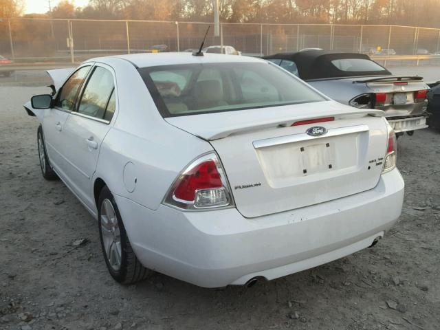 3FAHP02147R150598 - 2007 FORD FUSION SEL WHITE photo 3