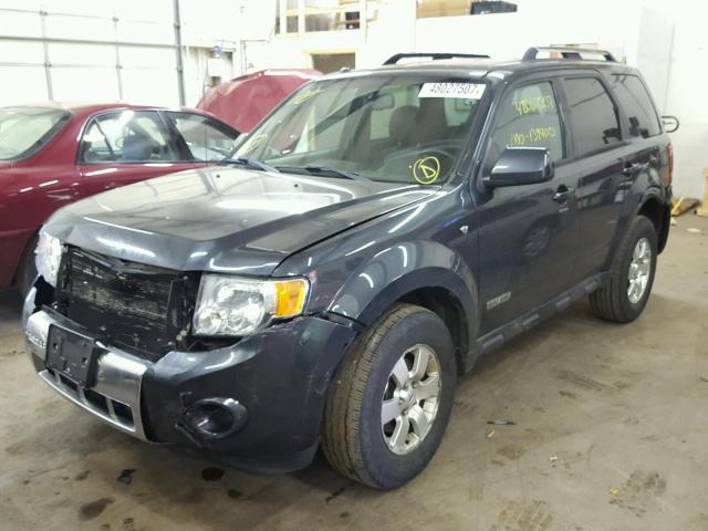 1FMCU94198KE64361 - 2008 FORD ESCAPE LIM BLACK photo 2