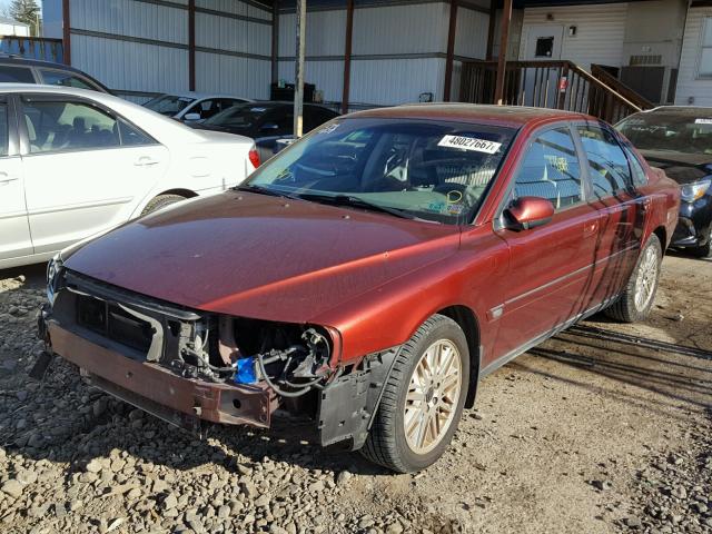 YV1TS92D421265152 - 2002 VOLVO S80 RED photo 2