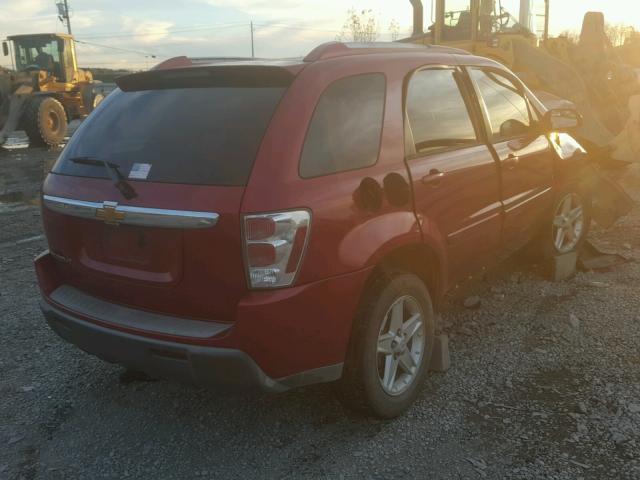 2CNDL63FX66169403 - 2006 CHEVROLET EQUINOX LT RED photo 4