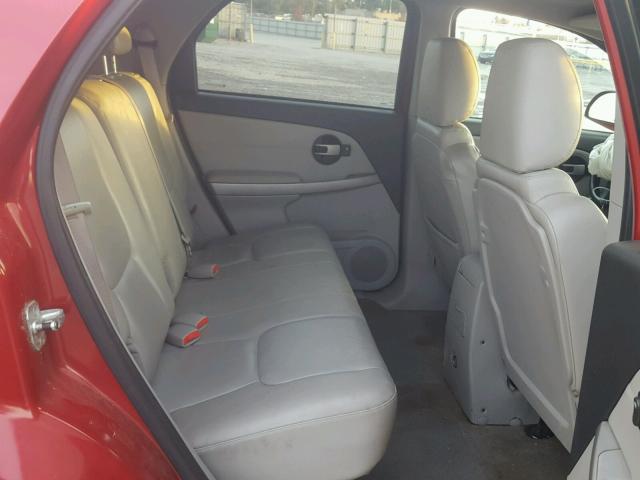 2CNDL63FX66169403 - 2006 CHEVROLET EQUINOX LT RED photo 6