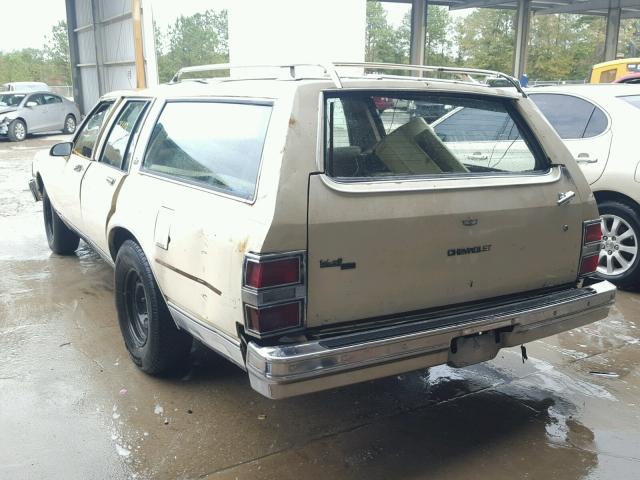 2G1BN35HXF9110085 - 1985 CHEVROLET CAPRICE CL 米色 照片 3