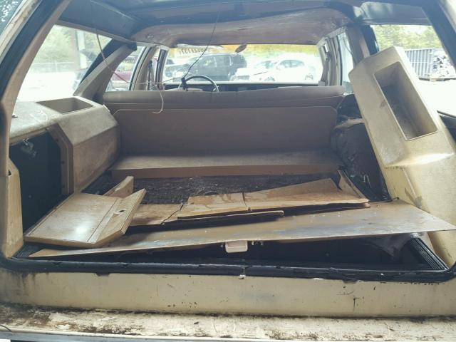 2G1BN35HXF9110085 - 1985 CHEVROLET CAPRICE CL 米色 照片 9