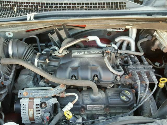 2A8HR44H18R123929 - 2008 CHRYSLER TOWN & COU RED photo 7