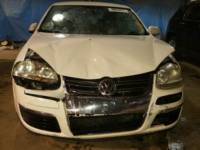 3VWJM71KX8M147577 - 2008 VOLKSWAGEN JETTA S WHITE photo 9