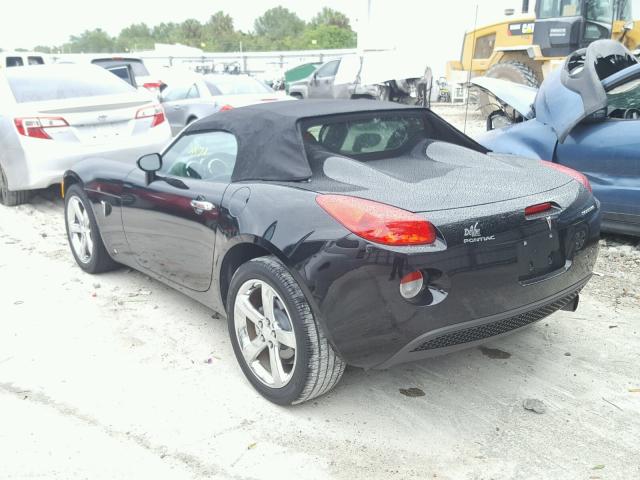 1G2MB35B17Y133860 - 2007 PONTIAC SOLSTICE BLACK photo 3