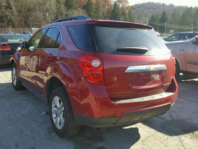 2GNALDEK7C1330893 - 2012 CHEVROLET EQUINOX LT BURGUNDY photo 3