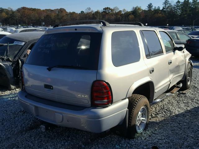 1B4HS28Y2WF223789 - 1998 DODGE DURANGO GRAY photo 4