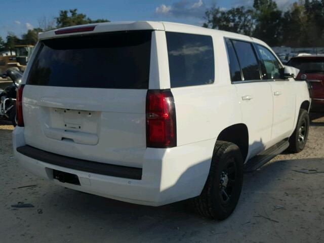 1GNLC2EC1FR294281 - 2015 CHEVROLET TAHOE POLI WHITE photo 4