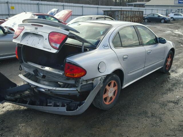 1G3NL52EX2C145065 - 2002 OLDSMOBILE ALERO GL SILVER photo 4