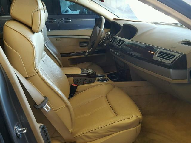 WBAHN83586DT27884 - 2006 BMW 750 LI GRAY photo 5