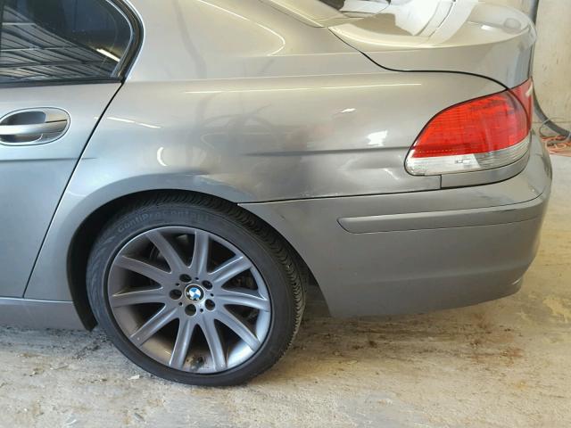 WBAHN83586DT27884 - 2006 BMW 750 LI GRAY photo 9