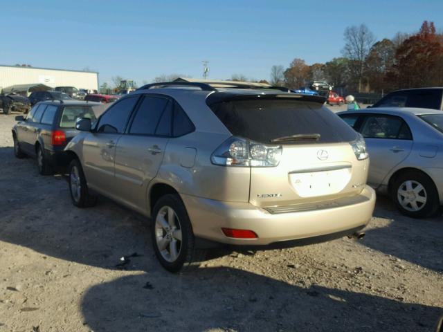 JTJGA31U350050619 - 2005 LEXUS RX 330 GOLD photo 3