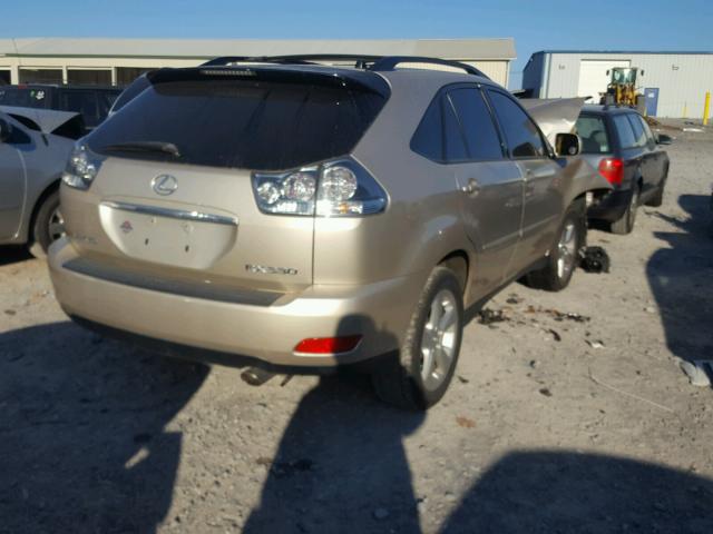 JTJGA31U350050619 - 2005 LEXUS RX 330 GOLD photo 4